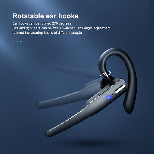 Auricular Bluetooth de Manos Libres Inalámbrico Micrófono Incorporado, Ganchos para la Oreja - Quierox - Tienda Online