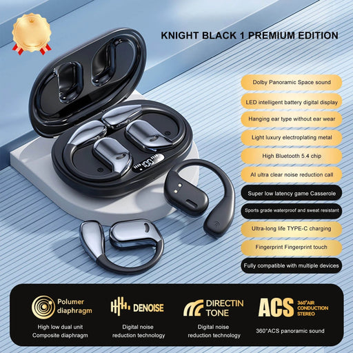 Auriculares Bluetooth M75 con traducción inteligente y grabación HD: - Quierox - Tienda Online