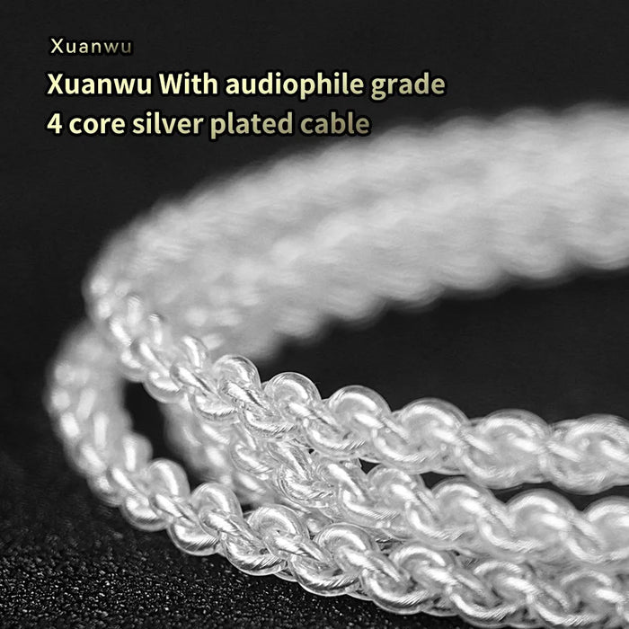 Auriculares con cable híbridos planos Trn Xuanwu con micrófono - Quierox - Tienda Online