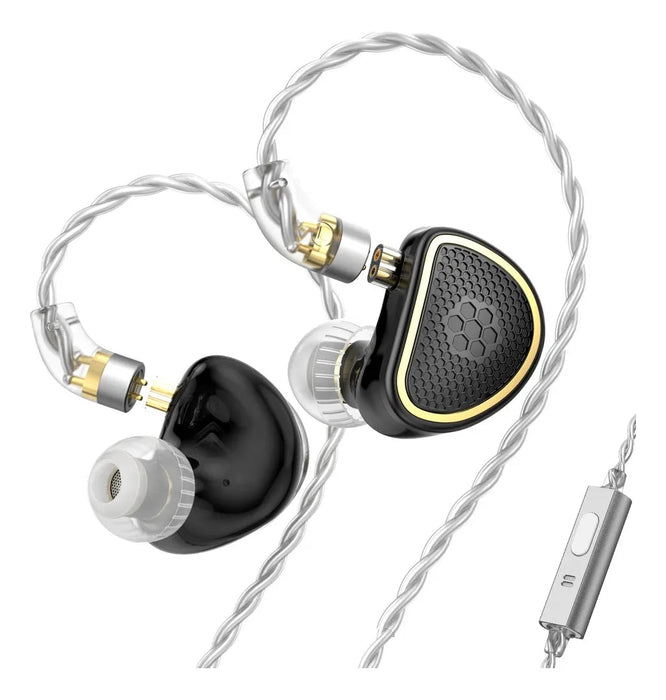 Auriculares con cable híbridos planos Trn Xuanwu con micrófono - Quierox - Tienda Online