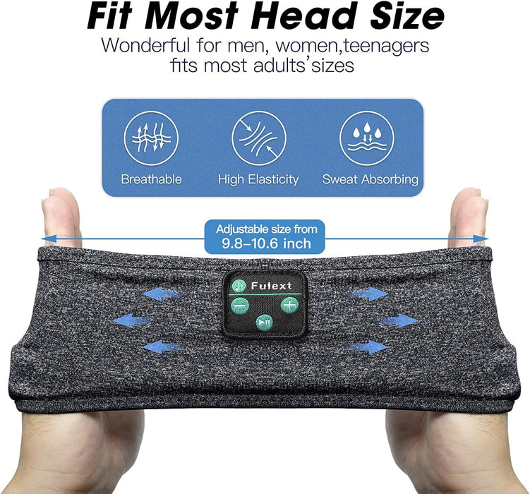 Auriculares con diadema, auriculares para dormir con Bluetooth, diadema ultra suave con música - Quierox - Tienda Online