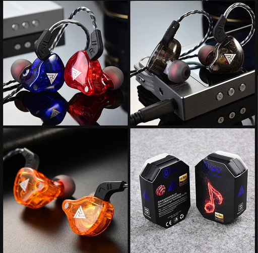 Auriculares deportivos, intrauditivos QKZ AK6 con 6 transductores dinámicos - Quierox - Tienda Online