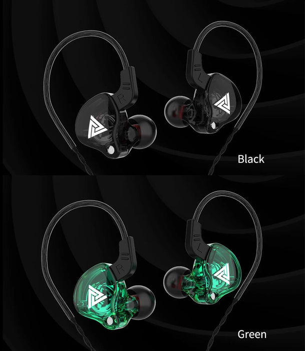 Auriculares deportivos, intrauditivos QKZ AK6 con 6 transductores dinámicos - Quierox - Tienda Online