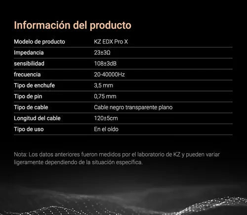 Auriculares In Ear Kz Edx Pro X Con Micrófono 1DD MONITOREO GAMING - Quierox - Tienda Online