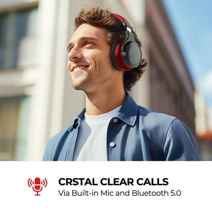 Auriculares inalámbricos Bluetooth 5.0 E7 con cancelación activa de ruido y graves potentes - Quierox - Tienda Online