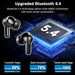 Auriculares Inalambricos Bluetooth Cancelacion Ruido, In - Ear Auriculares Bluetooth 5.4 - Quierox - Tienda Online