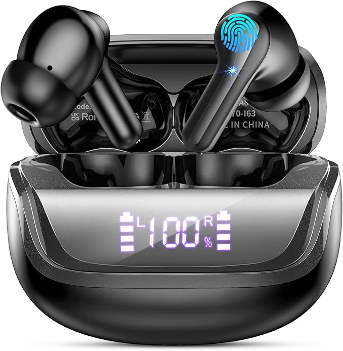 Auriculares Inalambricos Bluetooth Cancelacion Ruido, In - Ear Auriculares Bluetooth 5.4 - Quierox - Tienda Online