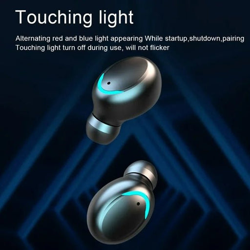 Auriculares inalámbricos Bluetooth F9 - 5 con luz táctil, pantalla Digital - Quierox - Tienda Online