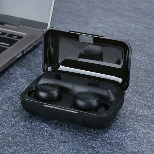 Auriculares inalámbricos Bluetooth F9 - 5 con luz táctil, pantalla Digital - Quierox - Tienda Online