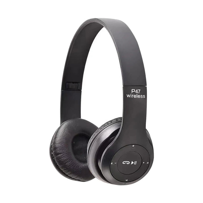 Auriculares inalámbricos estéreo P47 Bluetooth 5.0, plegables, con graves potentes - Quierox - Tienda Online