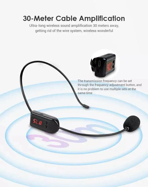 Auriculares inalámbricos FM con micrófono inalámbrico - Quierox - Tienda Online