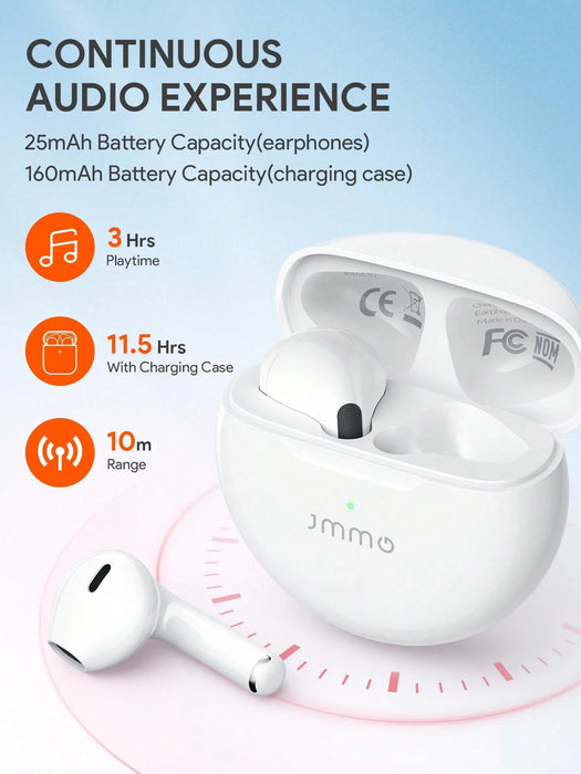 Auriculares inalámbricos JMMO con sonido premium, emparejamiento automático - Quierox - Tienda Online
