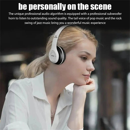 Auriculares inalámbricos manos libres con cancelación de ruido, Bluetooth P47 - Quierox - Tienda Online