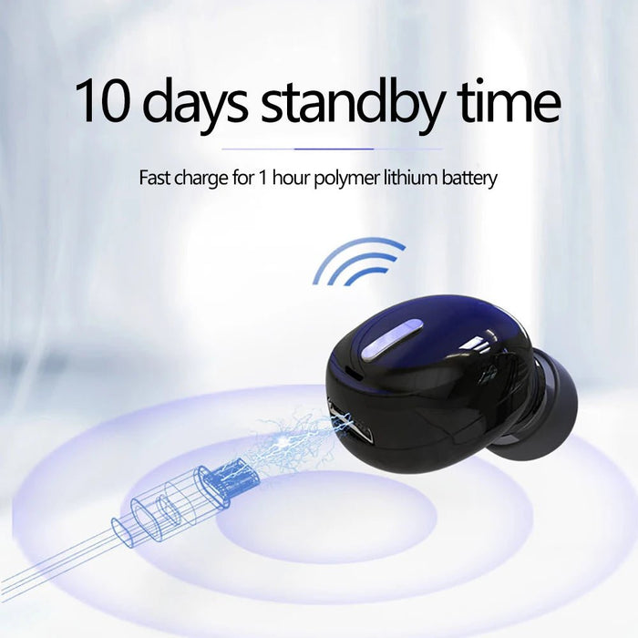 Auriculares inalámbricos X9 con Bluetooth 5.0 y micrófono, deportivos intraaurales individuales - Quierox - Tienda Online