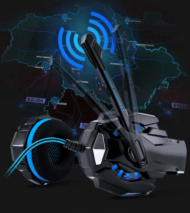 Auriculares para juegos G2000 con cable y sonido brillante, estéreo de graves profundos - Quierox - Tienda Online