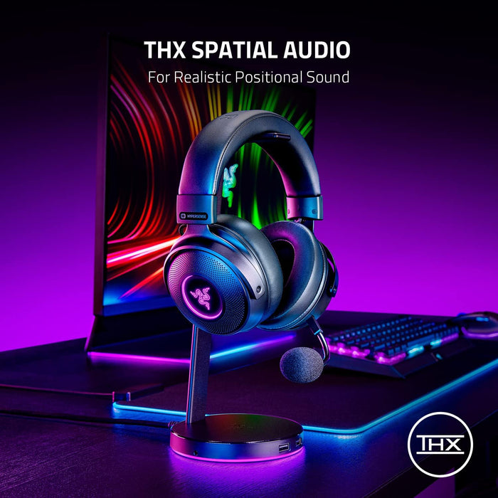Auriculares Razer Kraken V3 Pro HyperSense inalámbricos para juegos con tecnología háptica - Quierox - Tienda Online