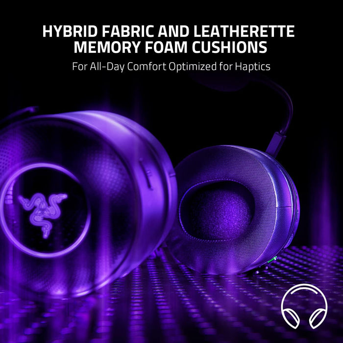 Auriculares Razer Kraken V3 Pro HyperSense inalámbricos para juegos con tecnología háptica - Quierox - Tienda Online