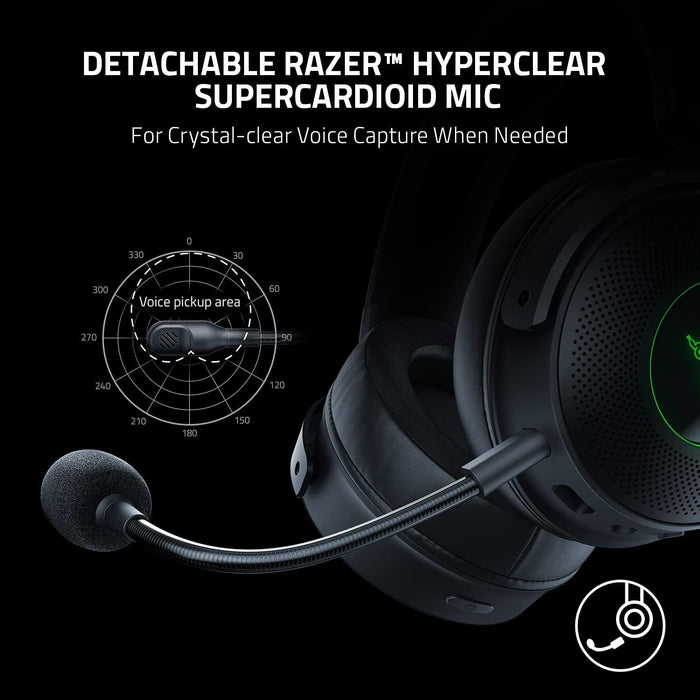 Auriculares Razer Kraken V3 Pro HyperSense inalámbricos para juegos con tecnología háptica - Quierox - Tienda Online