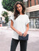 AUTOMET Tops de verano para mujer, suéteres, camisas casuales elegantes de manga corta - Quierox - Tienda Online