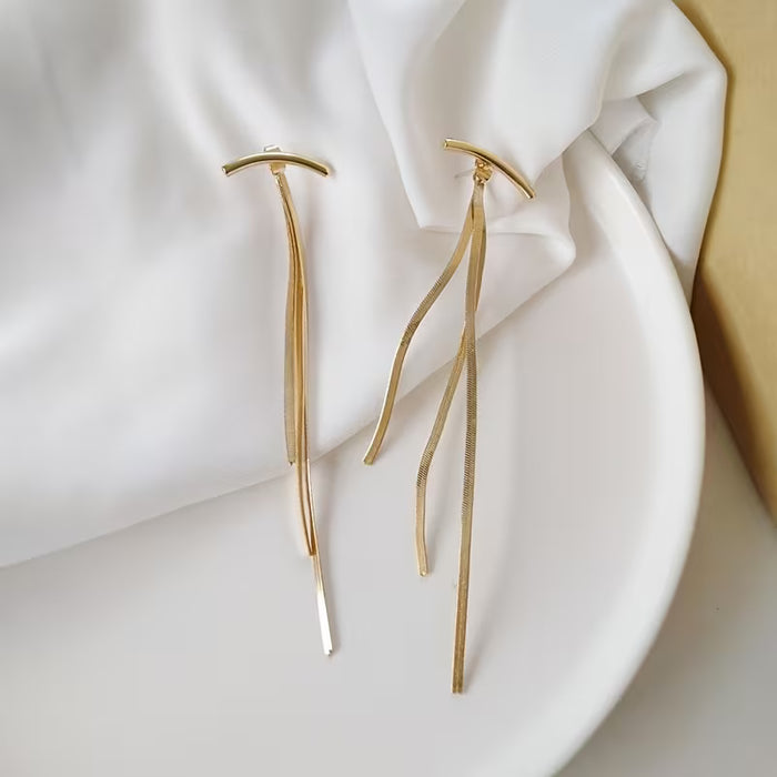 Colgante de borla de hueso de serpiente, a la moda y elegante