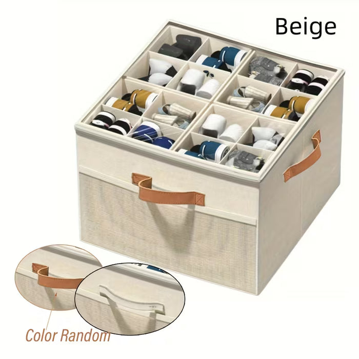 Caja de almacenamiento plegable multifuncional para ropa y zapatos para hasta 16 pares