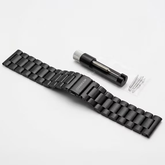 Correa ajustable Carbinox de 22 mm para reloj inteligente: ajuste seguro, duradera y cómoda.