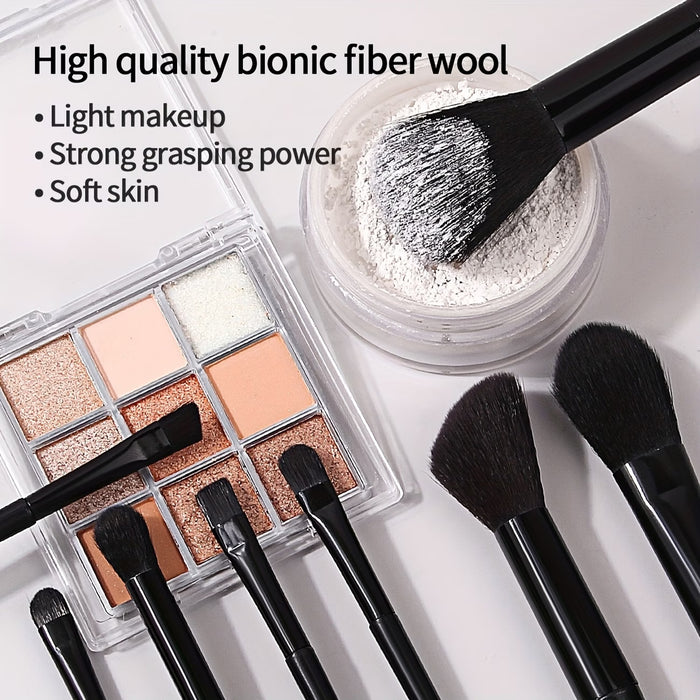 Juego completo de 12 brochas de maquillaje y una esponja estilo beauty blender