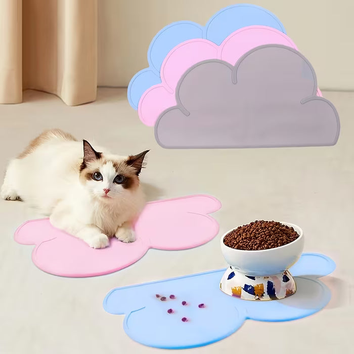 1pcs Alfombrilla Antideslizante para Comida de Gatos y Perros
