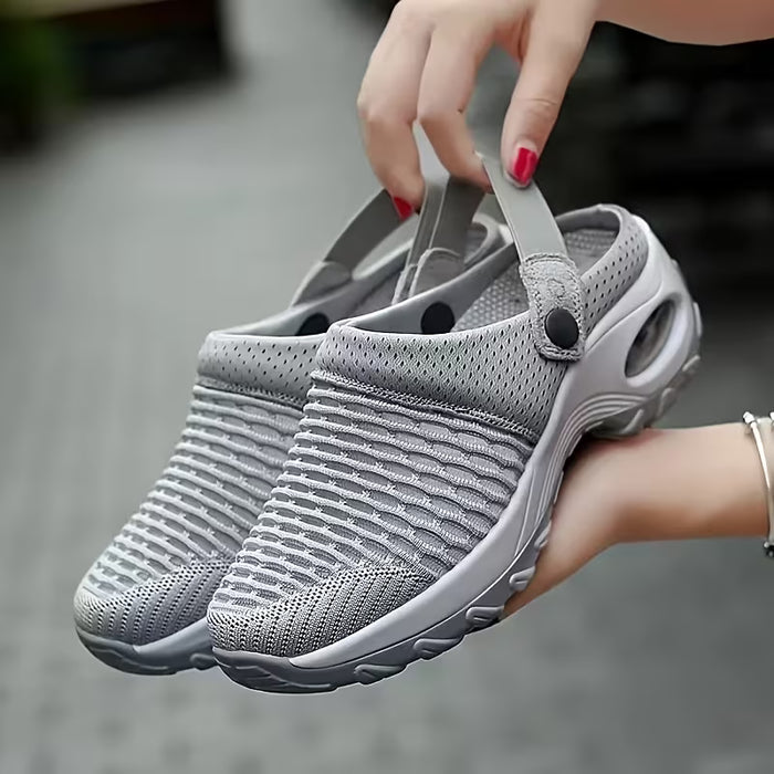 Zapatos ortopédicos sin cordones para mujer con suela de goma