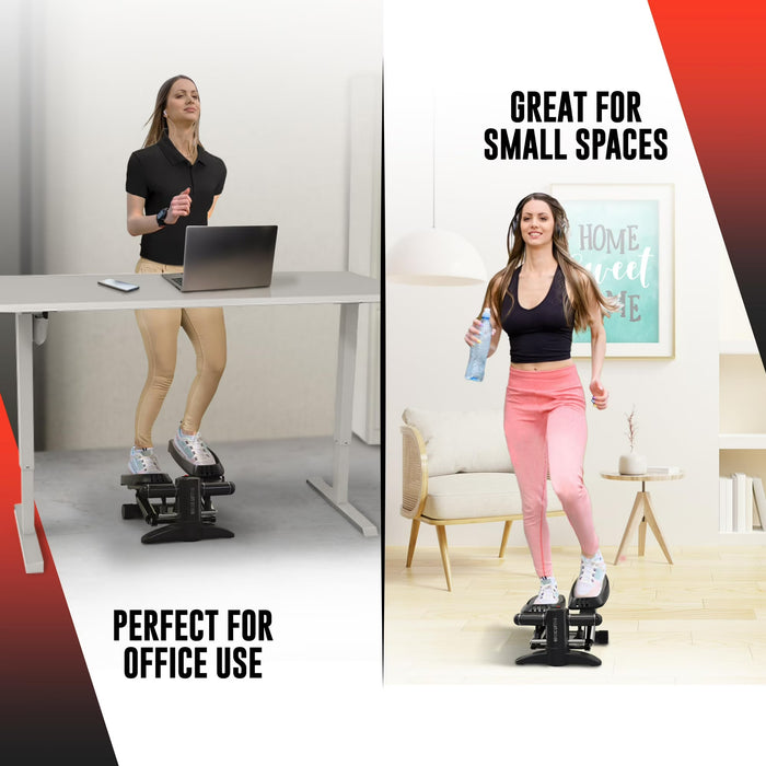 Nordic Lifting Mini Máquina de step y escaladora con bandas de resistencia