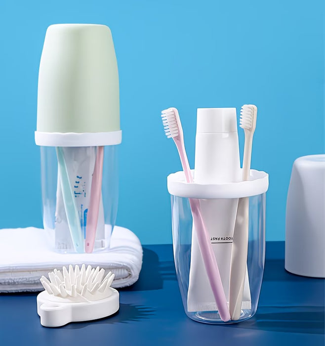 Soporte Organizador Portátil para Cepillo de Dientes