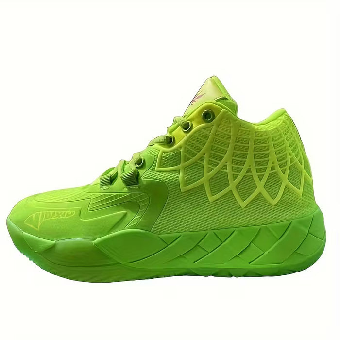 Zapatos De Baloncesto De Bloque De Color Para Hombres, Transpirables y Antideslizantes