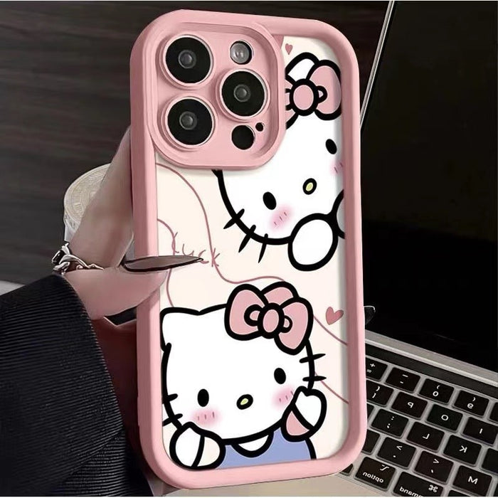 Funda de silicona líquida Sanrio Hello Kitty para iPhone 11