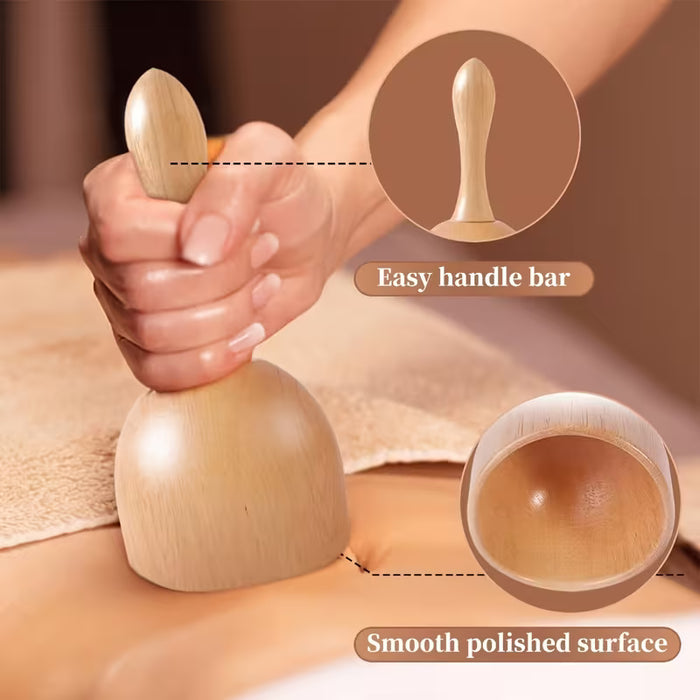 1 Herramienta de Masaje de Madera, Masajeador de Cuerpo Completo