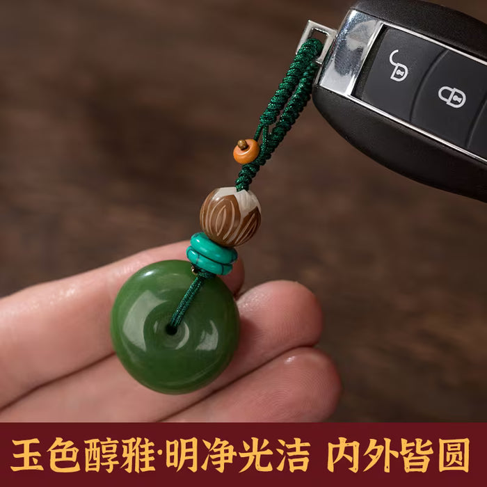 Colgante de Jade con Hebilla de Seguridad Xingyue Bodhi