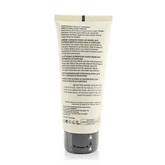 Ahava Crema de manos suavizante Superfood con col rizada y cúrcuma, 100 ml/3.4 oz