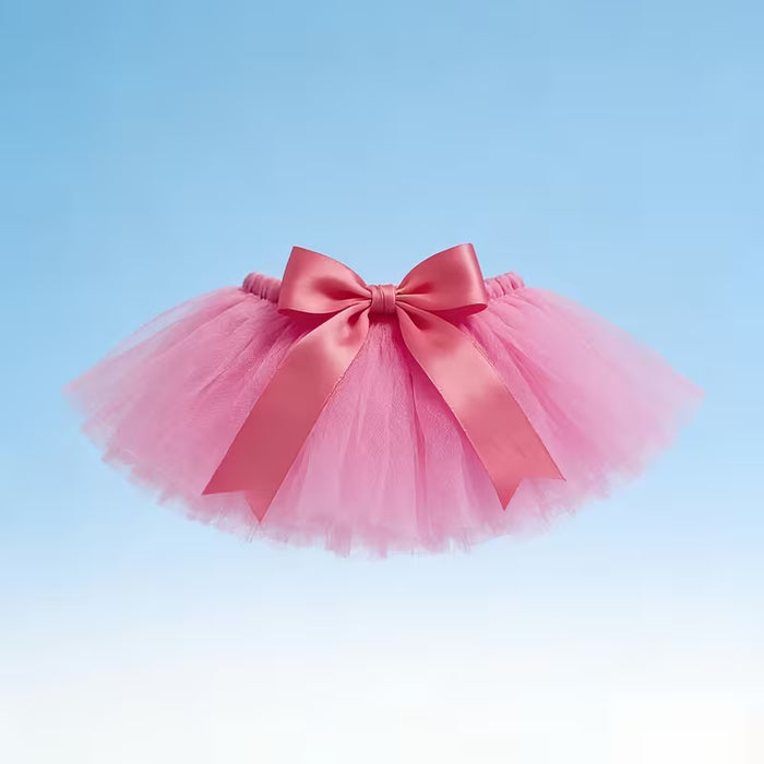 Conjunto de falda de tul rosa para ballet con diadema - Falda corta de ballet
