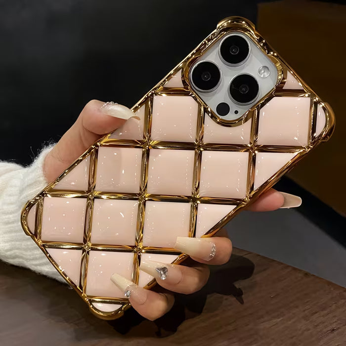 Funda para teléfono: Estilo clásico y elegante de nicho de alta gama para iPhone 16 Pro Max