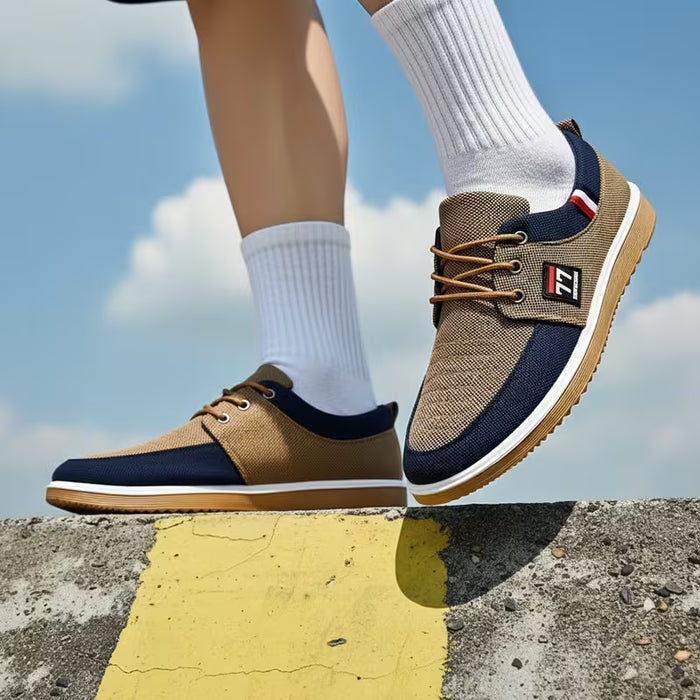 1 Par de Zapatillas Bajas de Lona,Casuales Clásicos para Caminar, Ideales para Ropa de Trabajo
