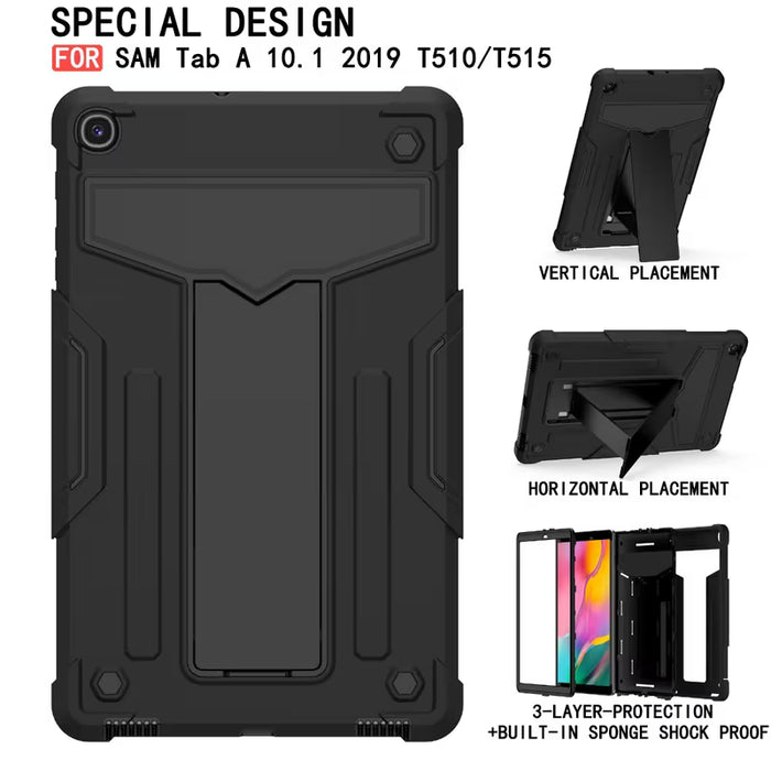 Funda para tableta a prueba de golpes para for Samsung A 10.1 2019 (SM-T510/T515