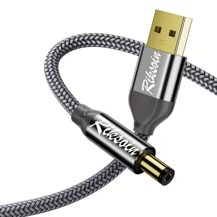 Cable de carga USB a DC 5V, Cable de carga universal con enchufe y toma, para luces LED