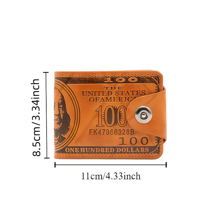 Cartera de Billetes para Hombres, Portatarjetas y Portafotos