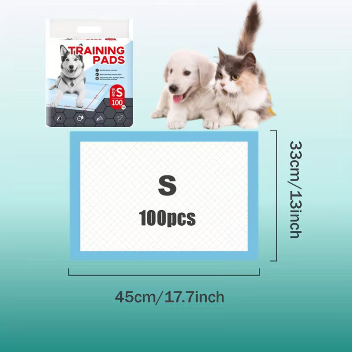 100 Almohadillas para Perros Ultra Cómodas, Extra Absorbentes (S)