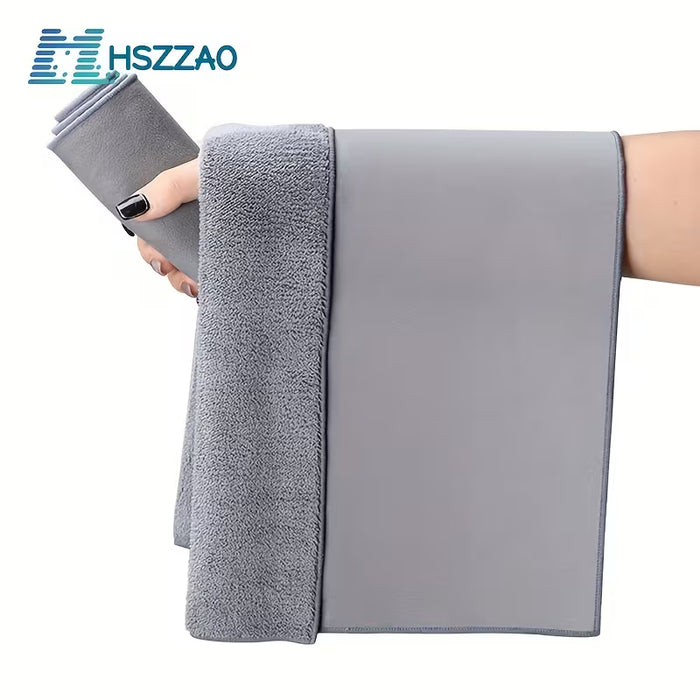 Toalla de Secado para Coche Súper Absorbente de Terciopelo de Doble Cara Multiusos 30*30CM