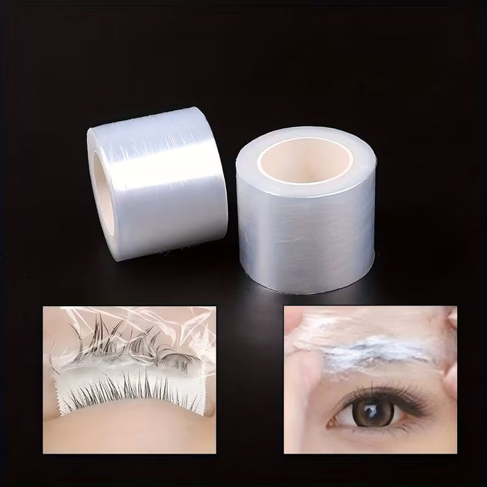 1 Rollo Película de Barrera para Tatuaje de Cejas y Labios - Película Elástica Transparente