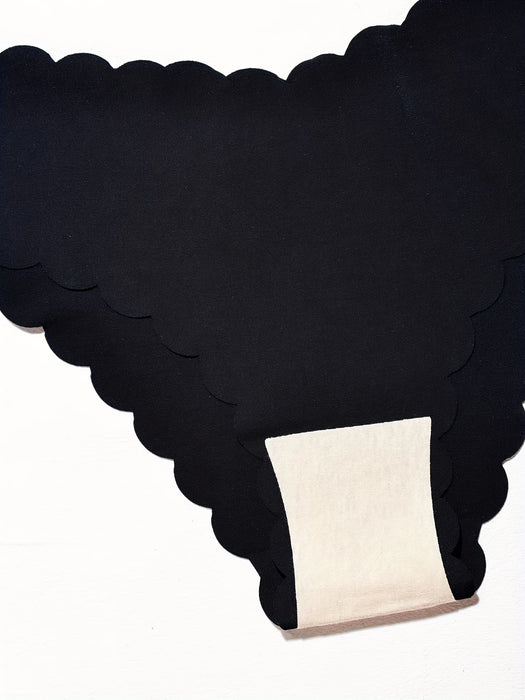 10 piezas de ropa interior sin costuras para mujer con dobladillo de abanico de onda