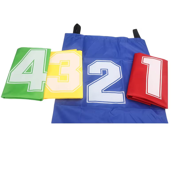 4 Pcs Bolsas de Juego de Papas de Lona, Bolsas de Salto de Canguro para Juegos de Césped