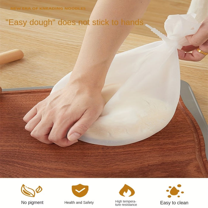 1 pieza Bolsa de amasar de silicona, una bolsa de amasar manual multifuncional, una herramienta de cocina