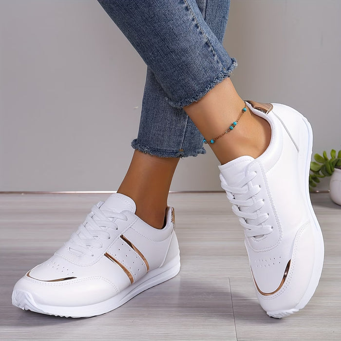 Zapatillas deportivas casuales de cordones para las cuatro estaciones