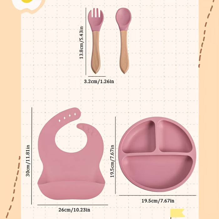 SHEIN  Set de 4 Artículos para Alimentación de Bebé: